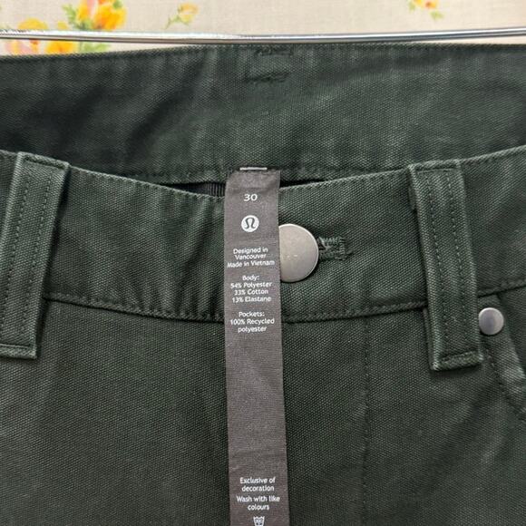 Lululemon ABC Pant Slim 30" Utility Tech Mens Casual Workwear - Picture 5 of 5